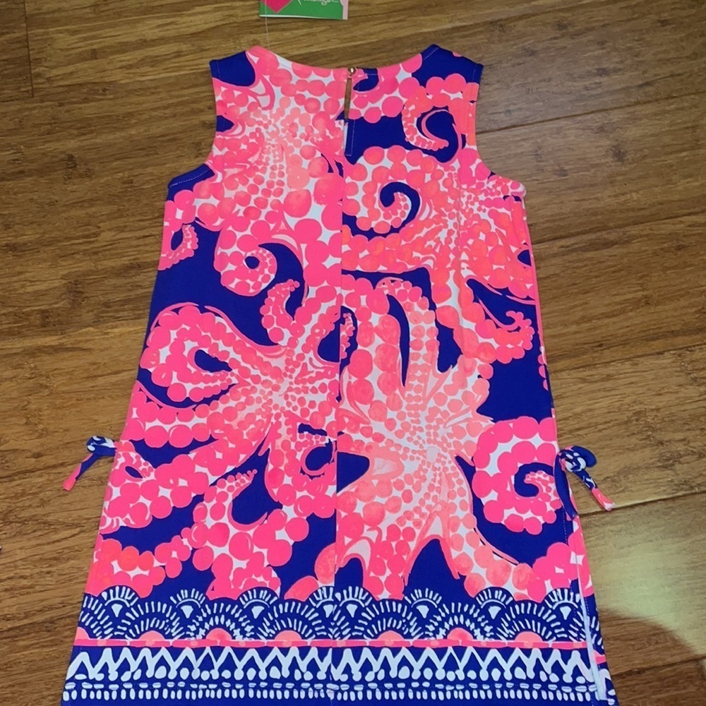 Lilly Pulitzer mini Donna legging set Ikat Blue Mocean Engineered Kids M&L NWT - Picture 10 of 15